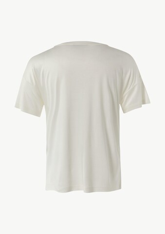 T-shirt COMMA en blanc : derrière