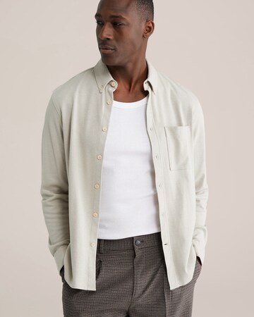 WE Fashion Comfort Fit Skjorta i beige: framsida
