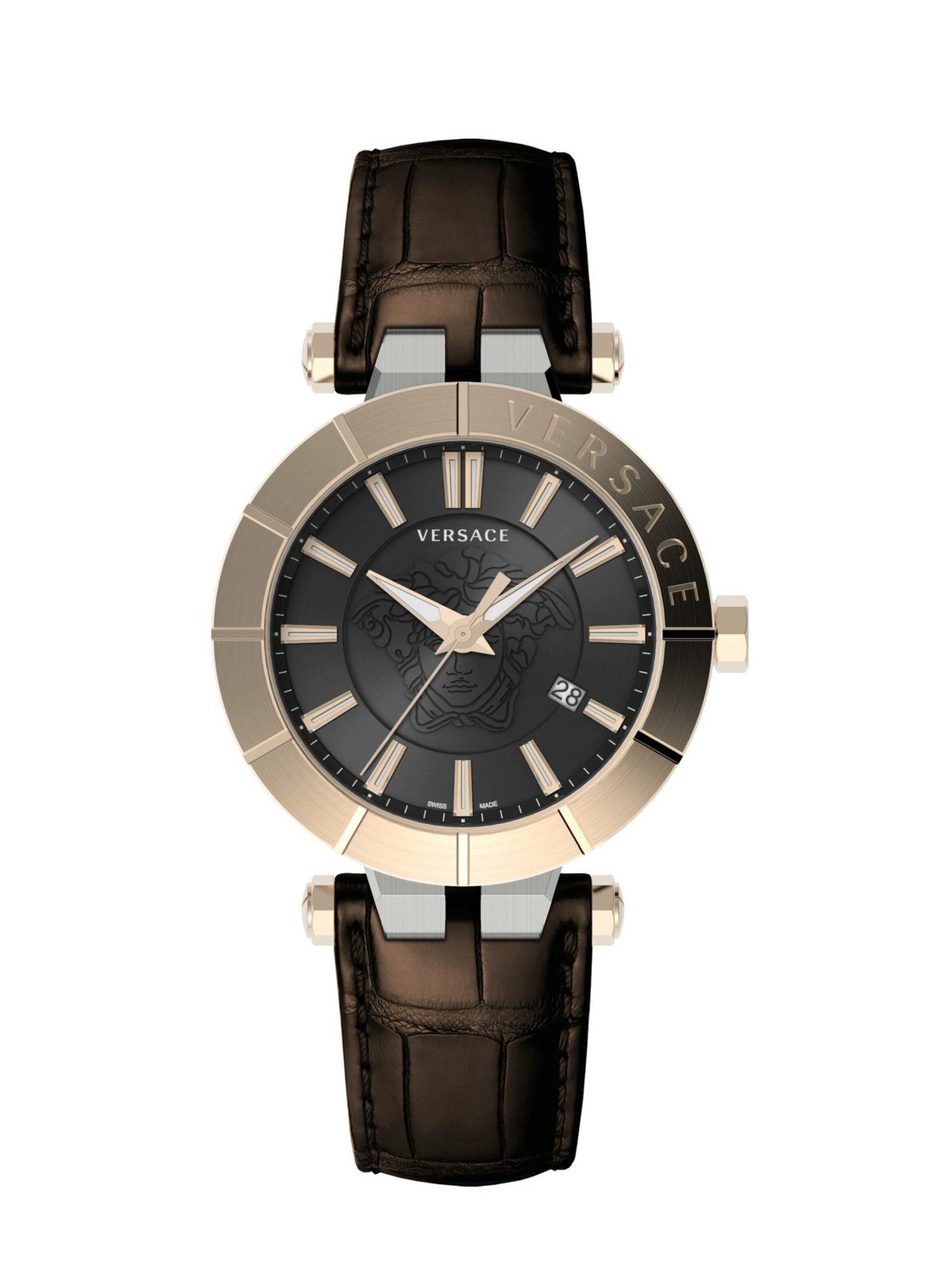 VERSACE Uhr in Schwarz: Vorderseite