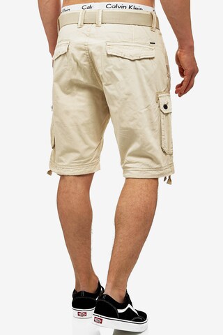 INDICODE JEANS Regular Shorts ' Abner ' in Beige