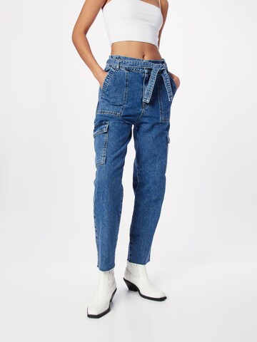 LTB Regular Cargo Jeans 'Godiva' in Blue: front