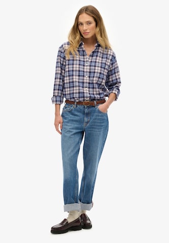 Chemisier Superdry en bleu