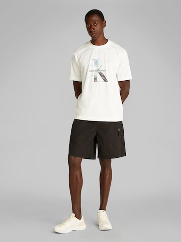 T-Shirt Calvin Klein Jeans en blanc