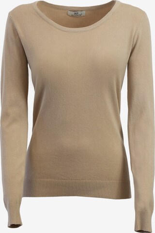 Influencer Pullover in Beige: predná strana