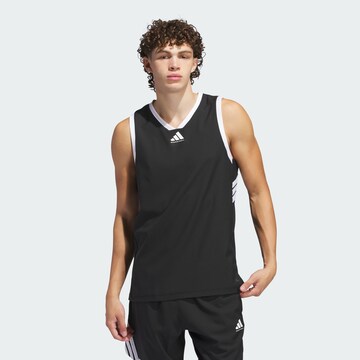 T-Shirt fonctionnel 'Crazy Lite' ADIDAS PERFORMANCE en noir : devant