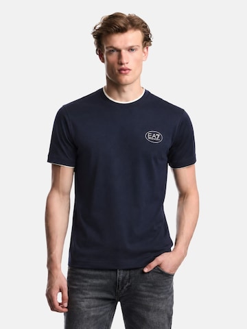 EA7 Emporio Armani T-shirt i blå: framsida