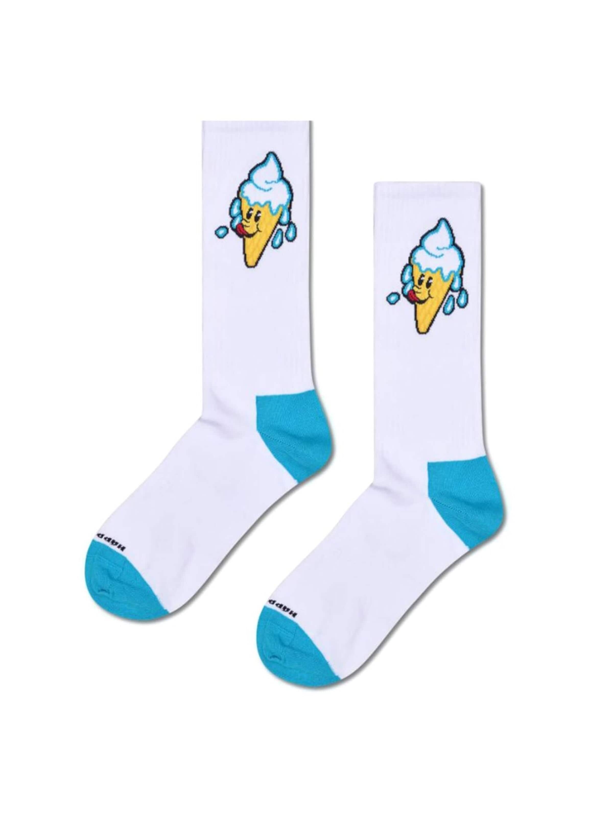 Happy Socks Sokker i hvid: forside
