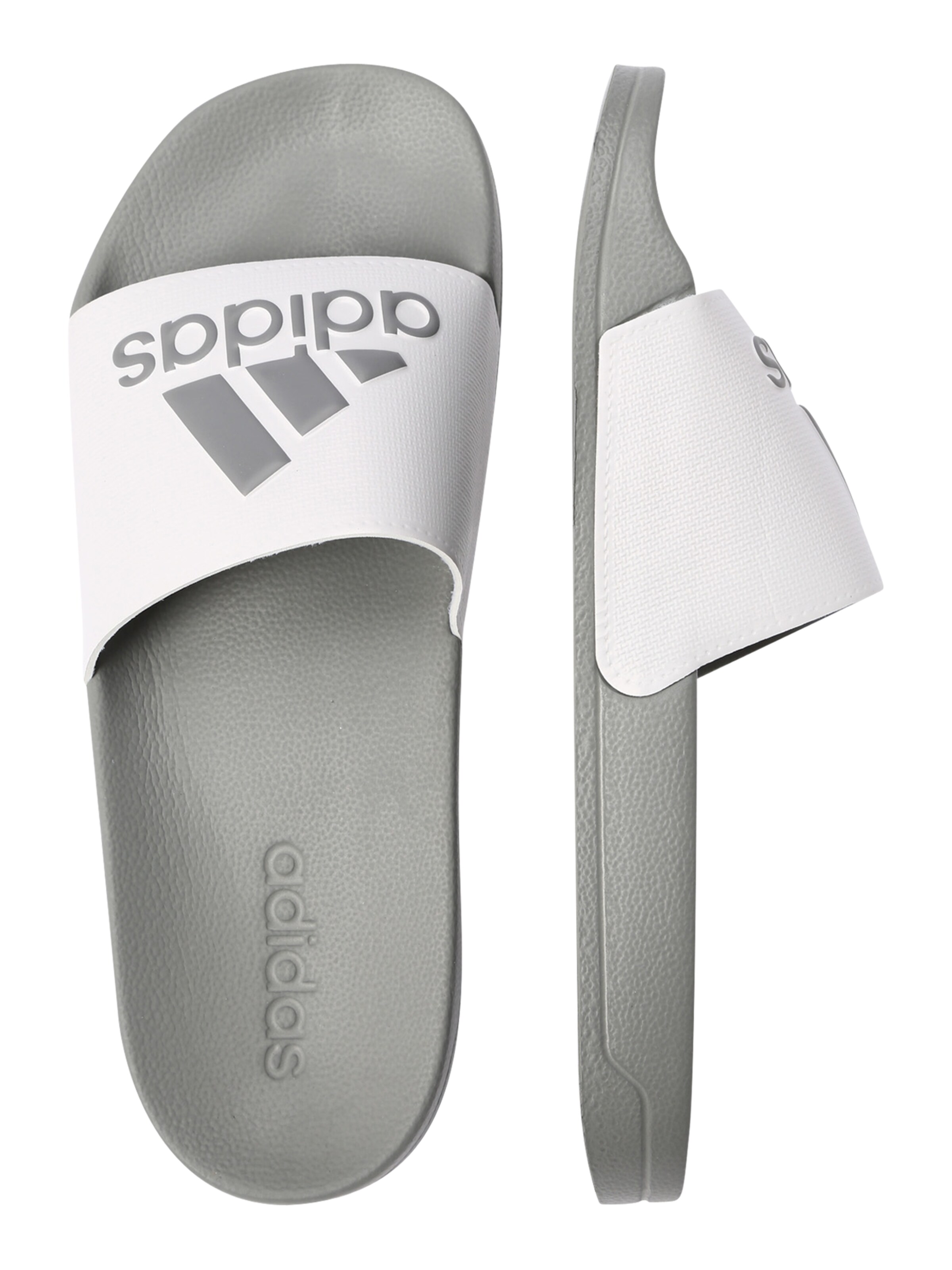 Flip-flops 'Adilette' de la ADIDAS SPORTSWEAR pe alb