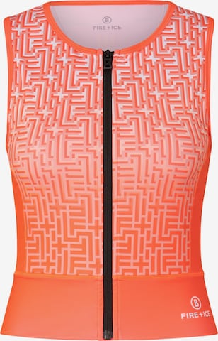 Bogner Fire + Ice Sports Top in Orange: front