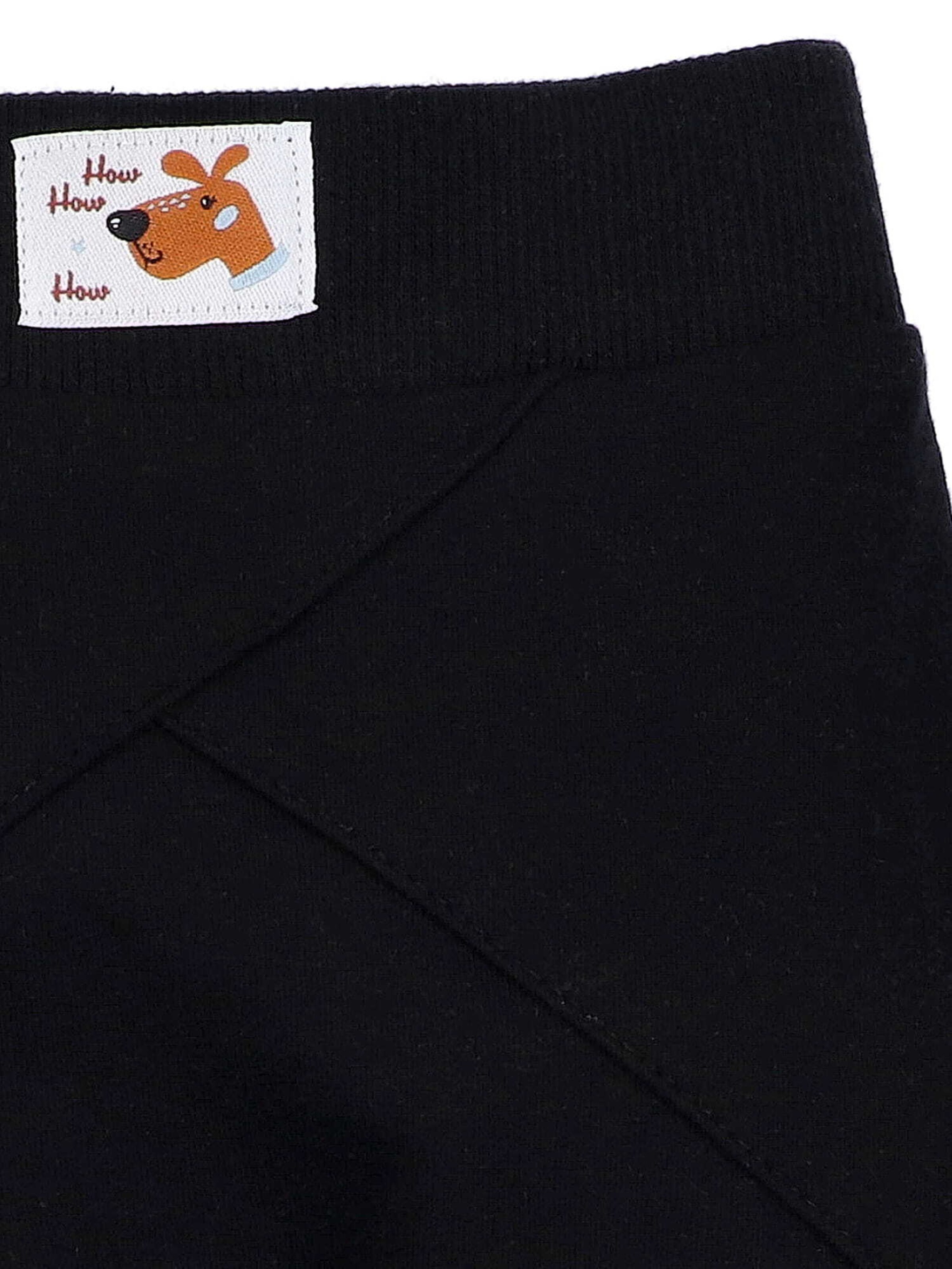NINI Regular Pants 'Hund' in Black
