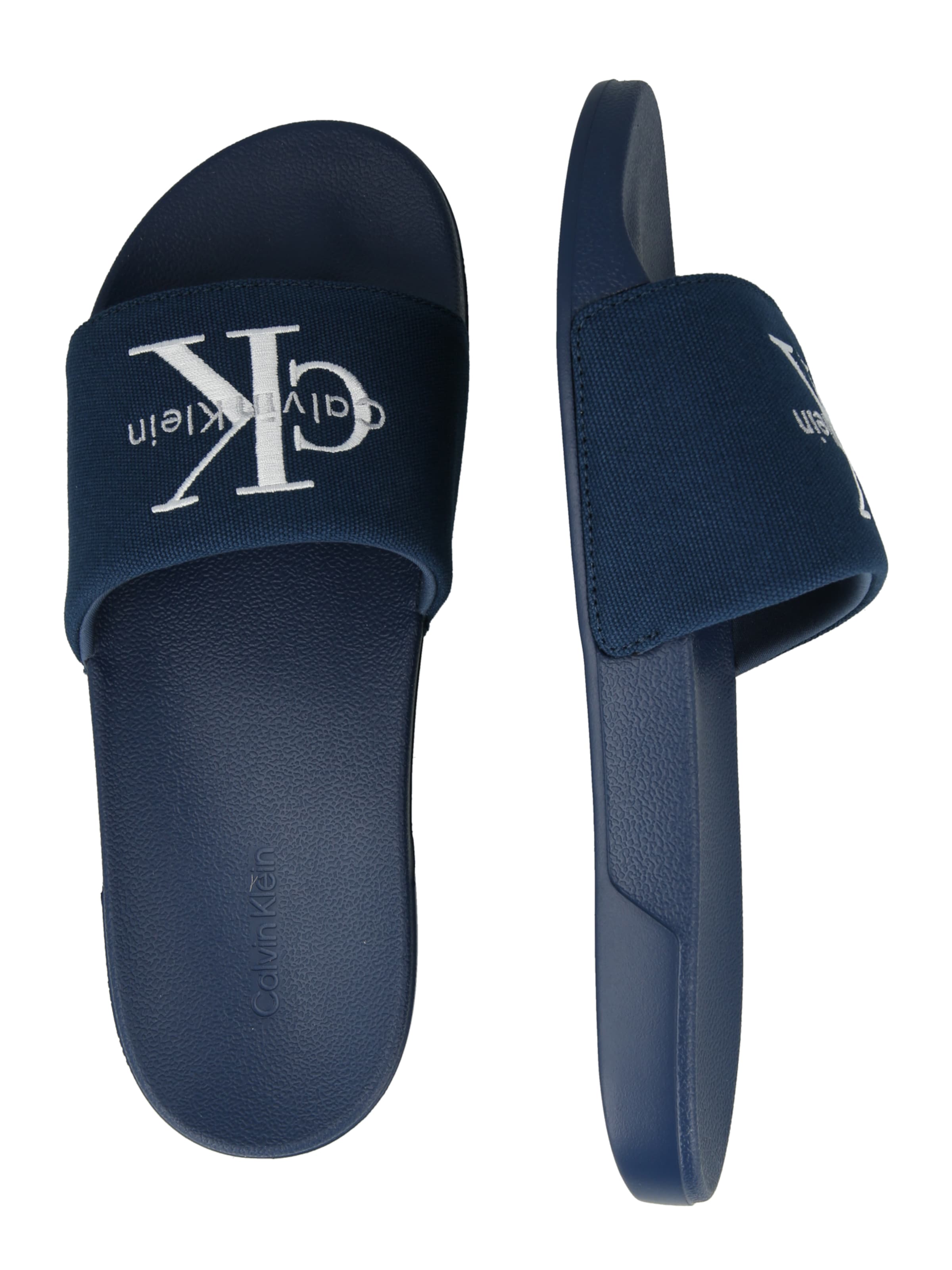 Calvin Klein Jeans Regular Pantolette 'ESS' in Blau