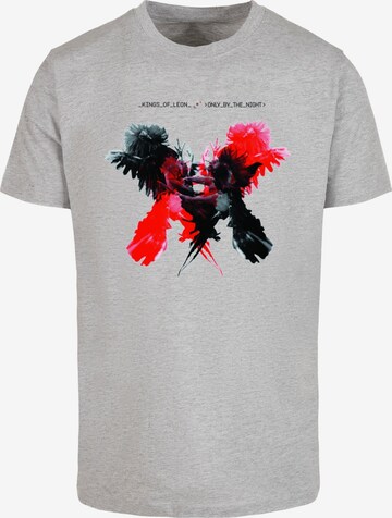 Merchcode Shirt 'Kings Of Leon - OBTN Cover' in Grijs: voorkant