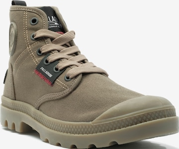 Palladium Lace-Up Boots in Green