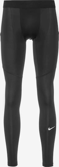 NIKE Workout Pants 'Pro' in Black / White, Item view