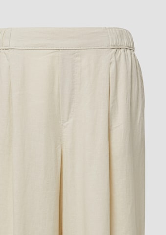 s.Oliver Regular Bandplooibroek in Beige