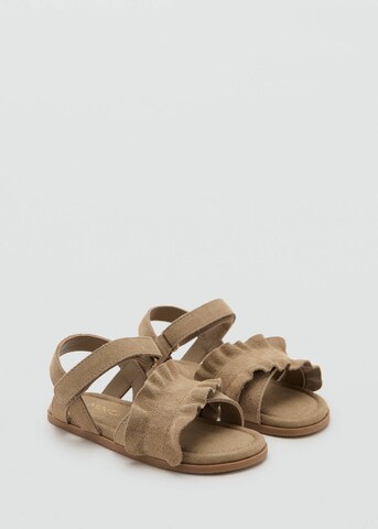 MANGO KIDS Sandals 'Floursb' in Beige