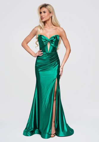 Ombre Evening dress 'DLR393' in Green: front