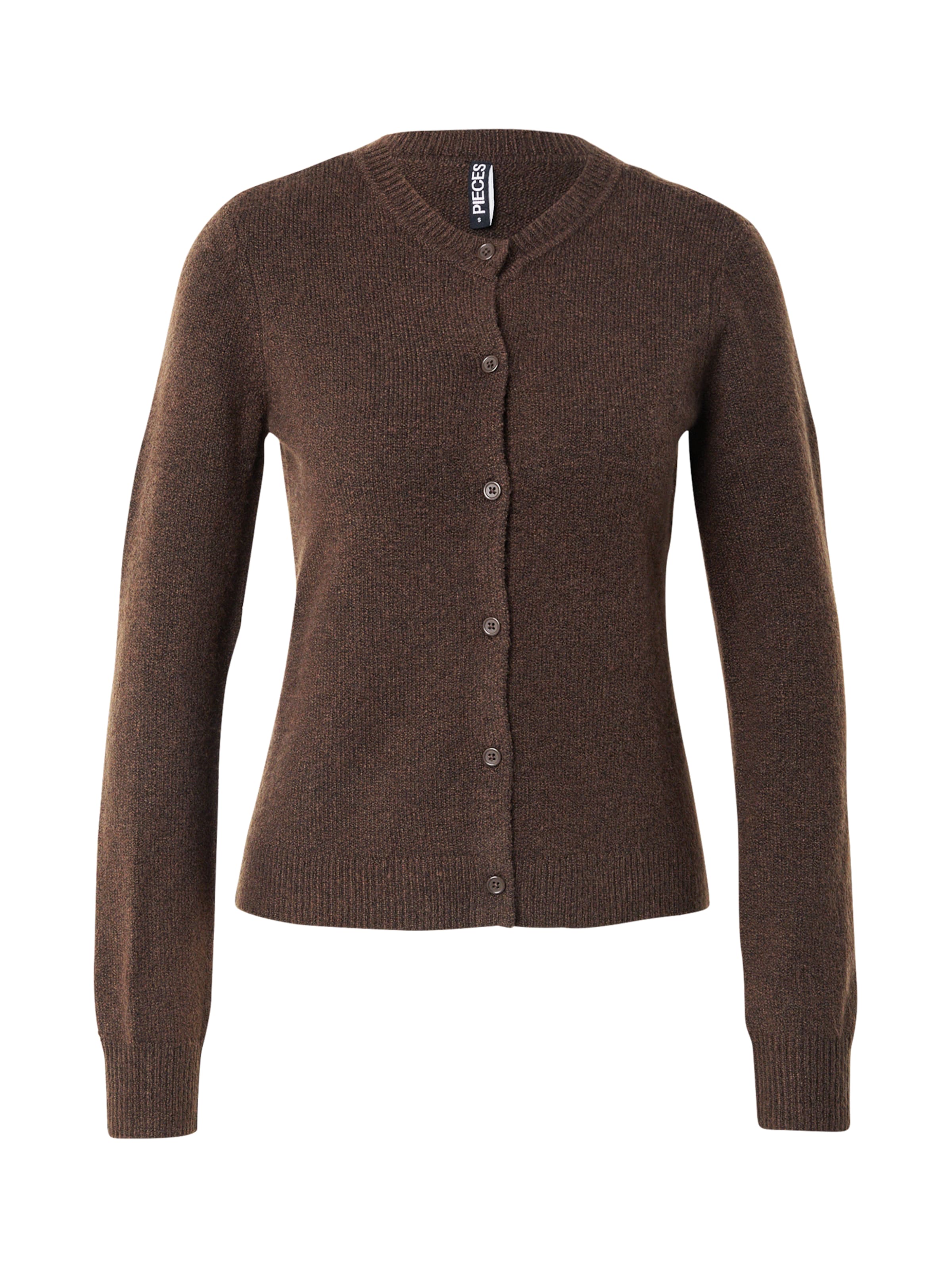 PIECES - Cárdigan 'PCMALOU' en marrón: frente