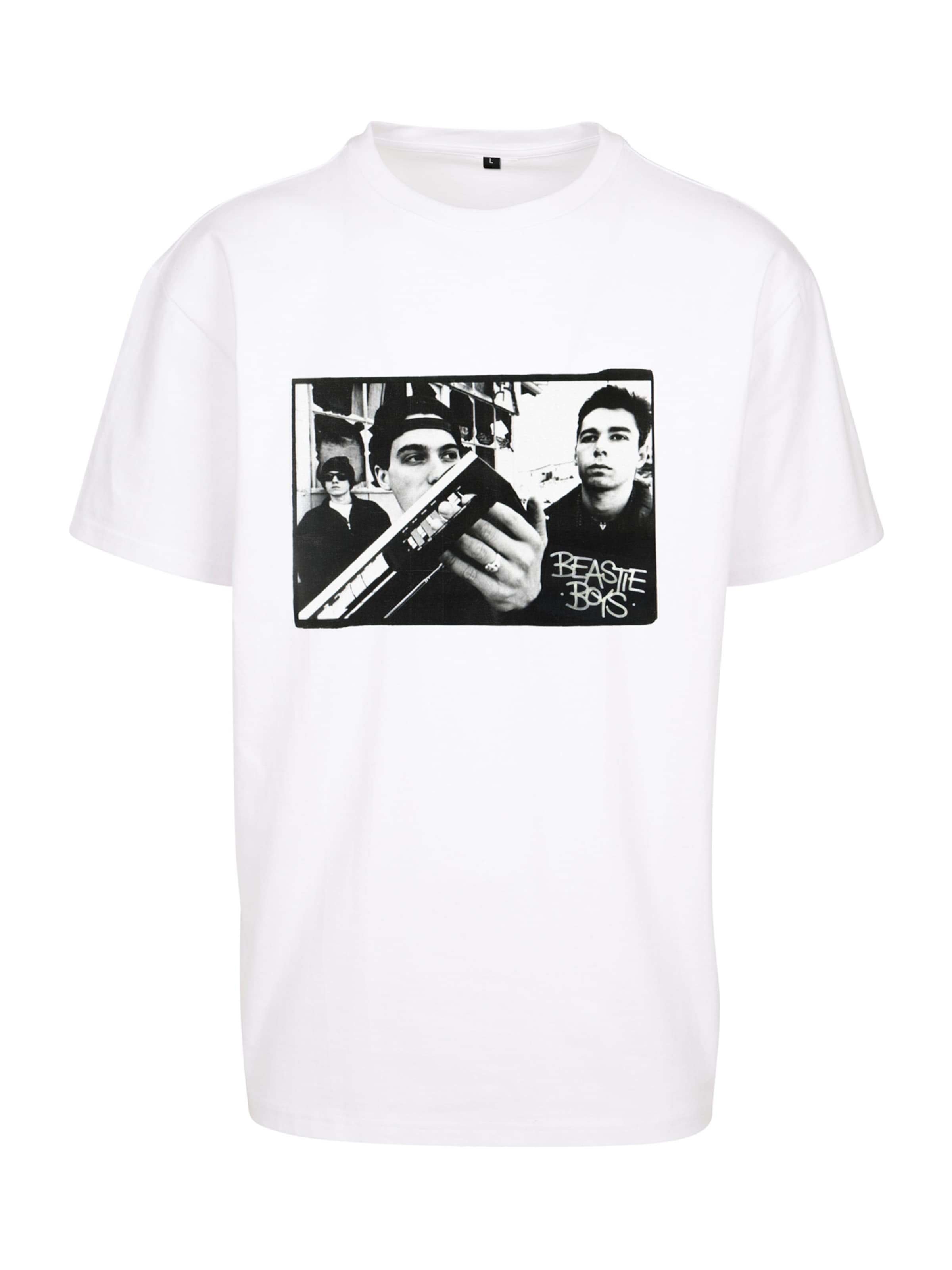 T-Shirt 'Beastie Boys Check your Head' Mister Tee en blanc : devant