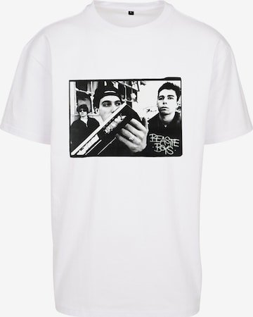 Mister Tee - Camiseta 'Beastie Boys Check your Head' en blanco: frente