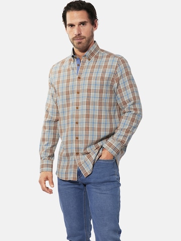 BABISTA Regular fit Overhemd 'Delvano' in Beige: voorkant