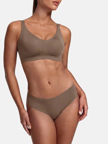 cfab (formerly creamy fabrics) Push-up Behå 'Seamless Compact Push-Up BH' i brun