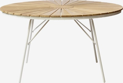 cinas Tisch 'Ellen' in braun / weiß, Produktansicht