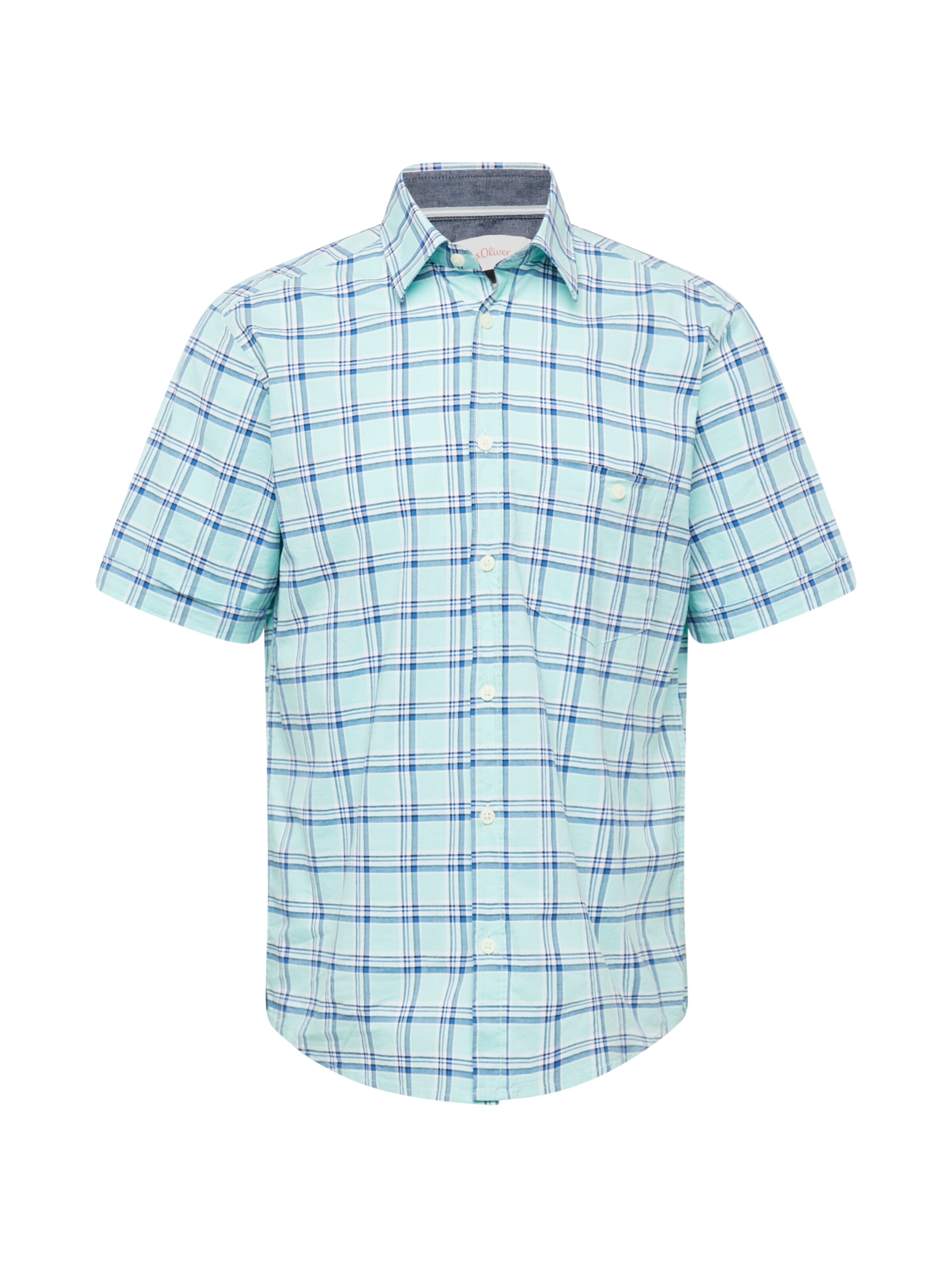 s.Oliver Hemd in Blau: Vorderseite
