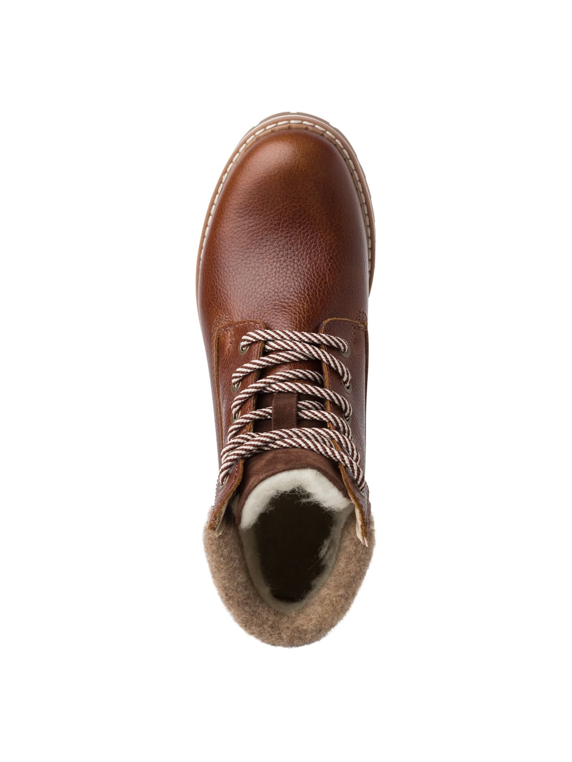Tamaris Schnürstiefelette in Braun