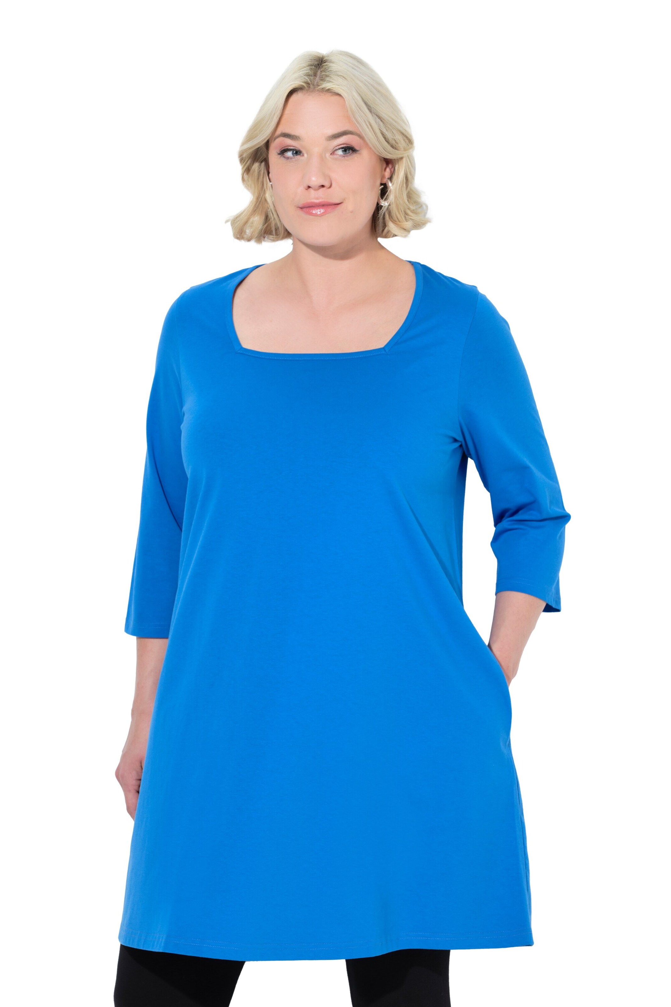 Ulla Popken Shirt in Blau: Vorderseite