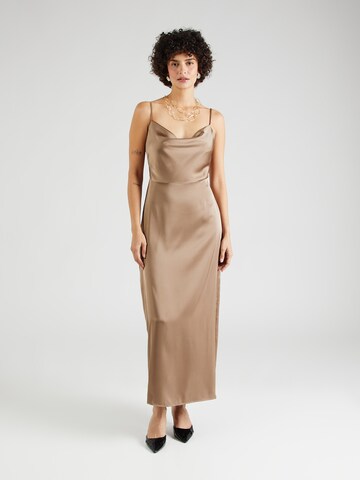 VILA Cocktail Dress 'VIRavenna' in Brown: front