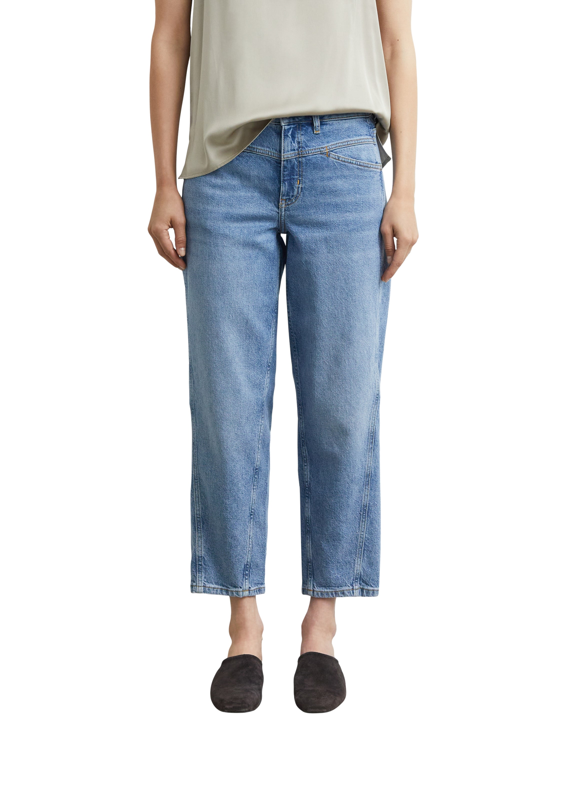 COMMA Regular Jeans in Blue: front