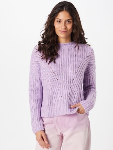 Mavi - Pullover em roxo: frente