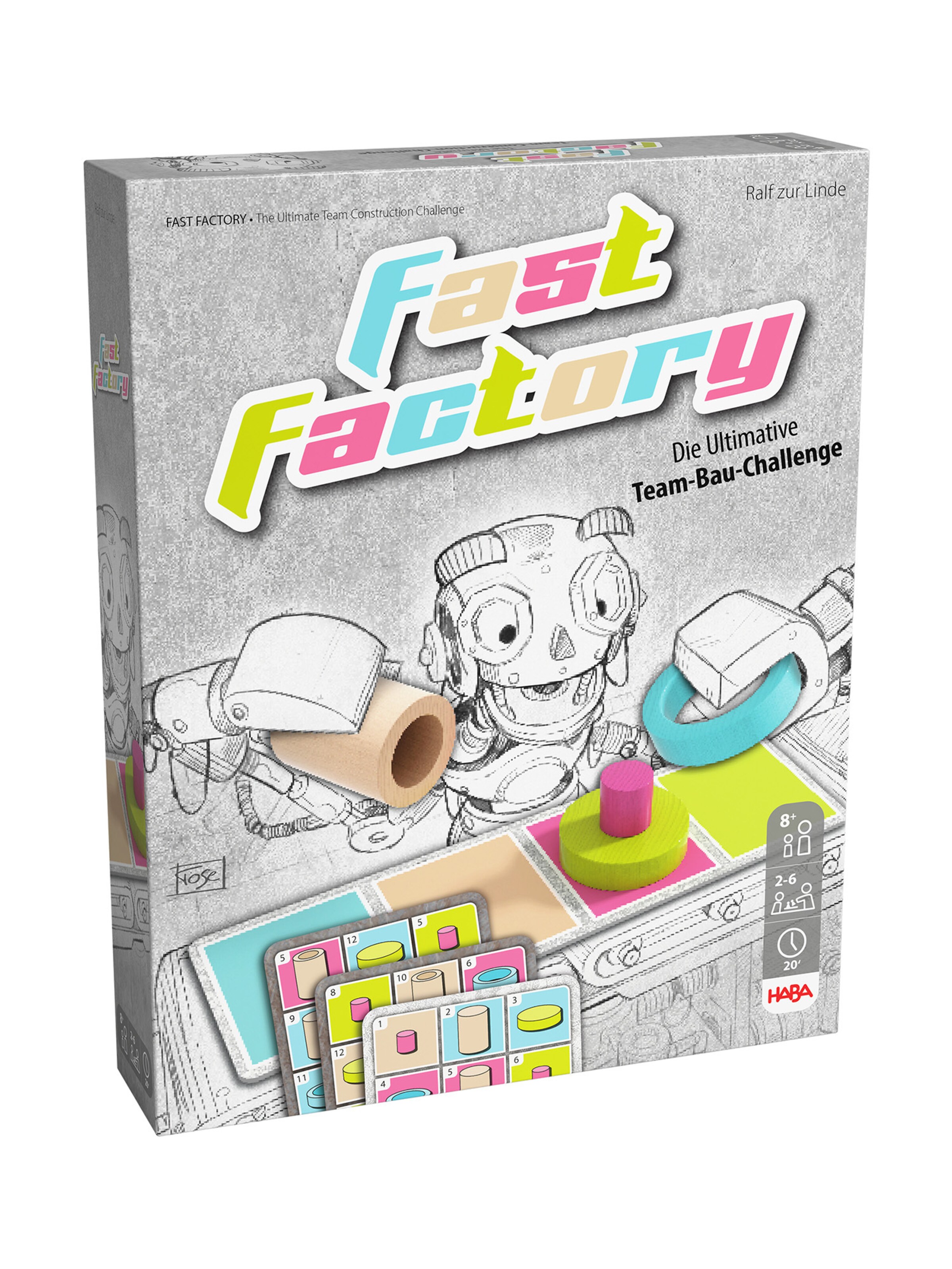 HABA Spel ' Fast Factory ' in Gemengde kleuren: voorkant