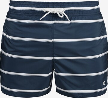 BLEND Board Shorts 'Salvio' in Blue: front
