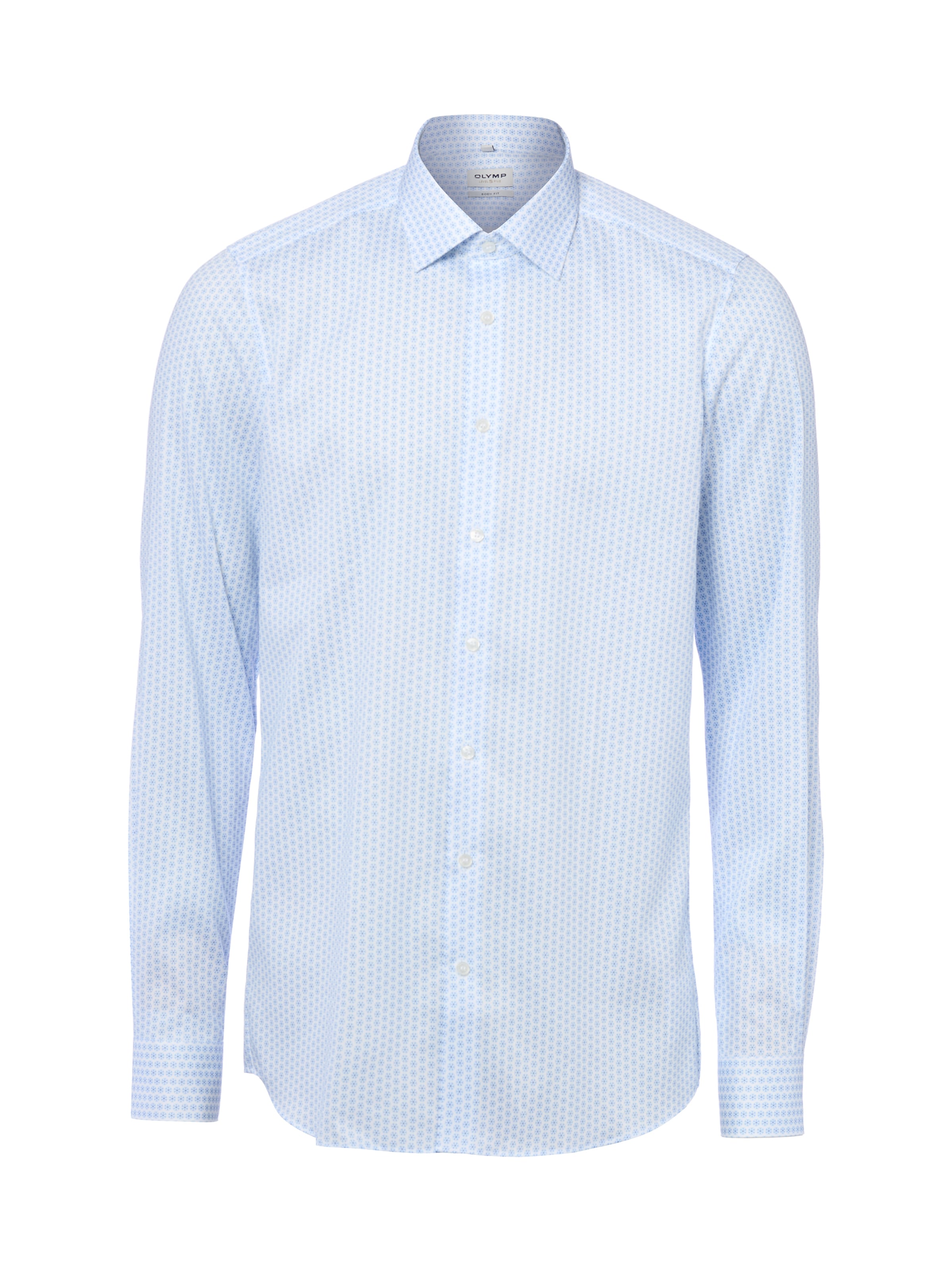 OLYMP Slim Fit Businesshemd in Blau: Vorderseite