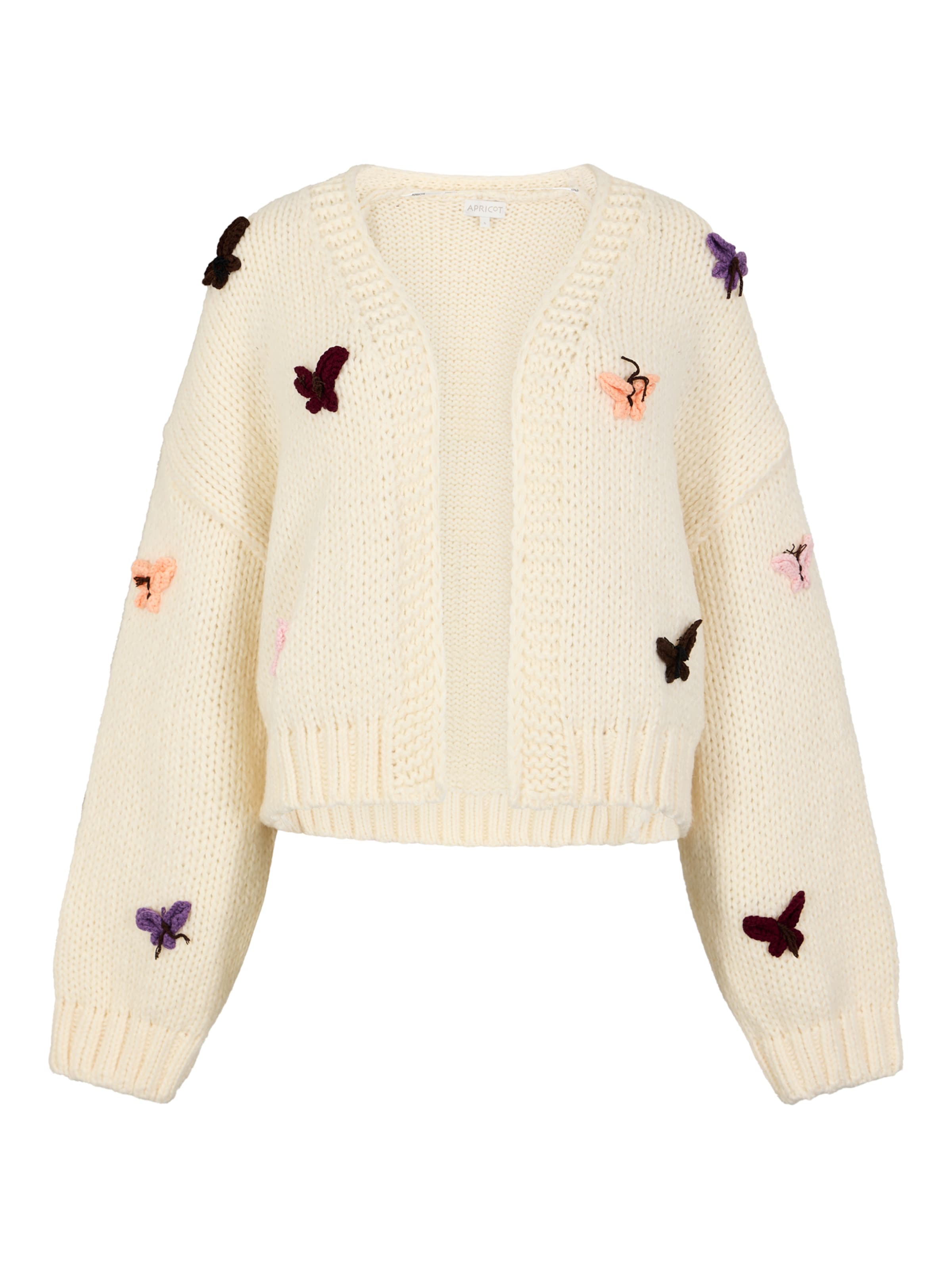 Cardigan bavarois ' ' Apricot en beige : devant