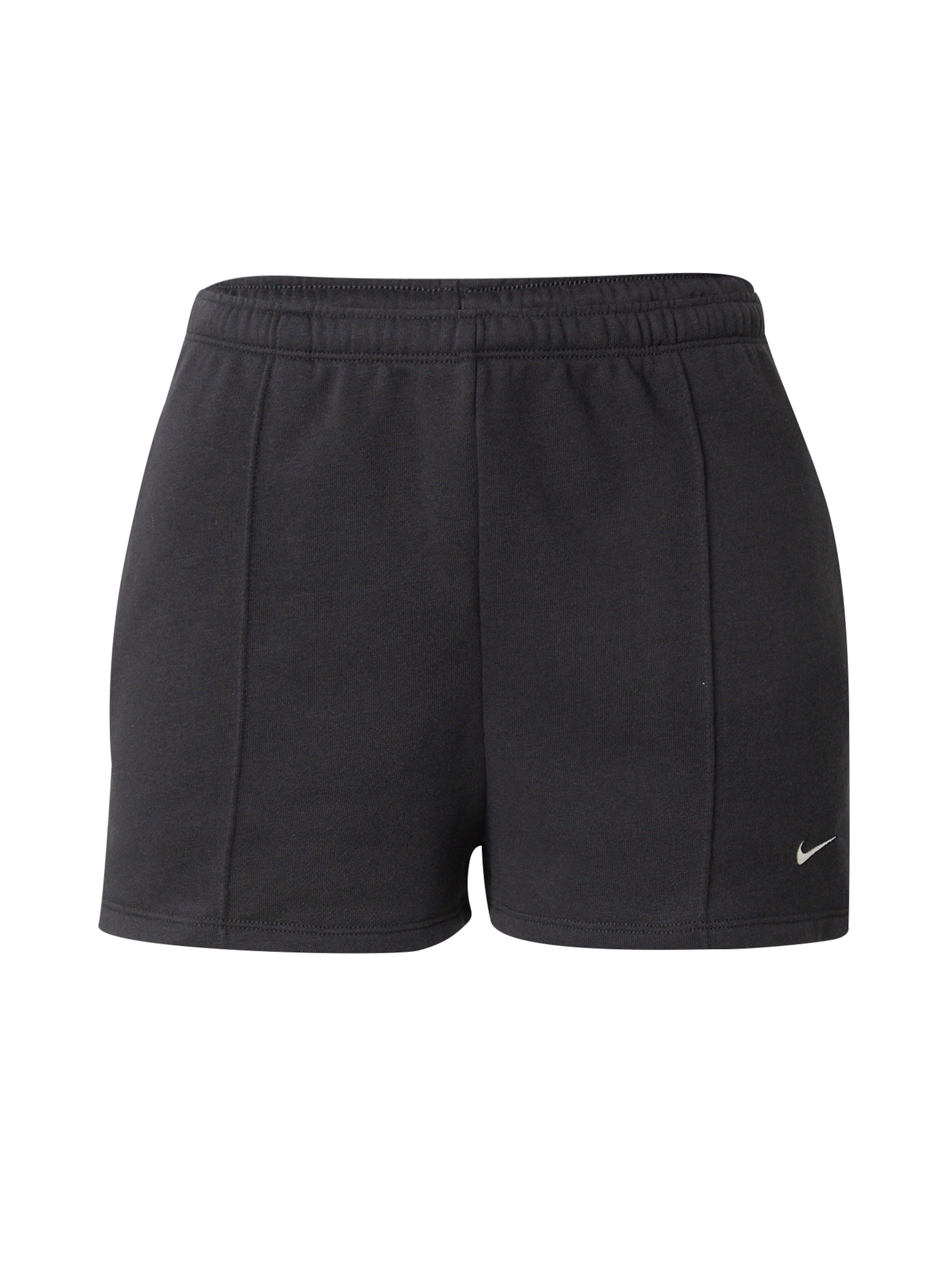 Nike Sportswear Обычный Штаны в Черный: спереди