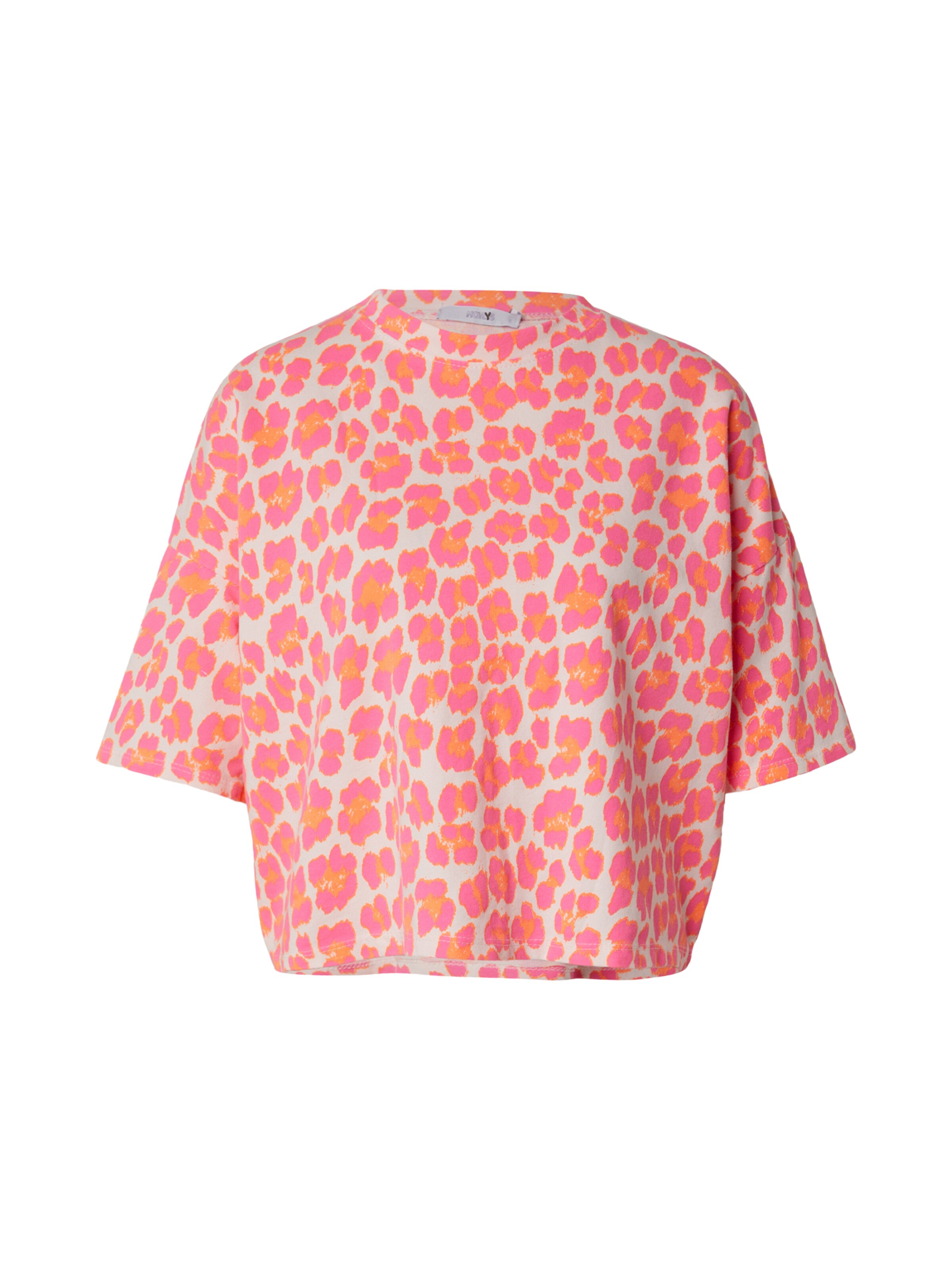 Hailys T-shirt 'Me44lly' en XS en orange / rose / blanc, Vue avec produit