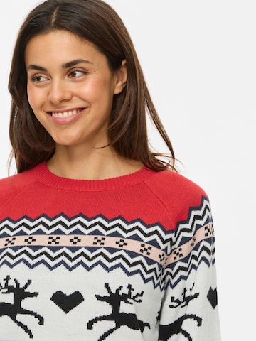 VILA - Jersey 'HOLIDAY' en rojo