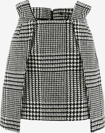 AVENUE N°29 - Falda 'Wrap' en blanco: frente