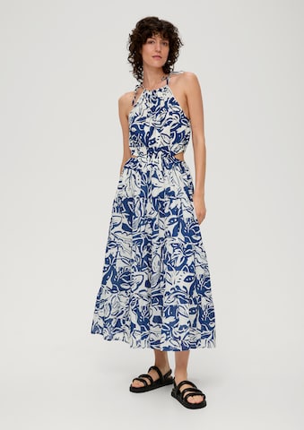 s.Oliver Kleid in Blau: Vorderseite