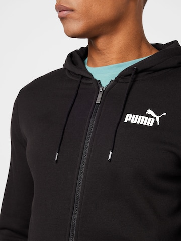 PUMA Bluza rozpinana sportowa w kolorze czarny