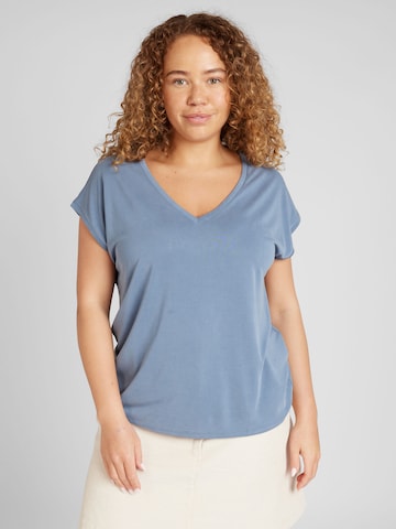 Vero Moda Curve Majica 'FILLI' | modra barva: sprednja stran