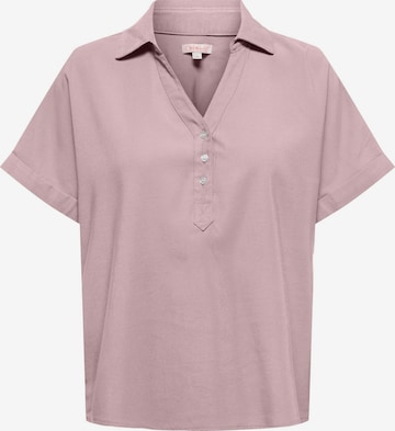 Camicia da donna 'ONLaris' di ONLY in lilla: frontale