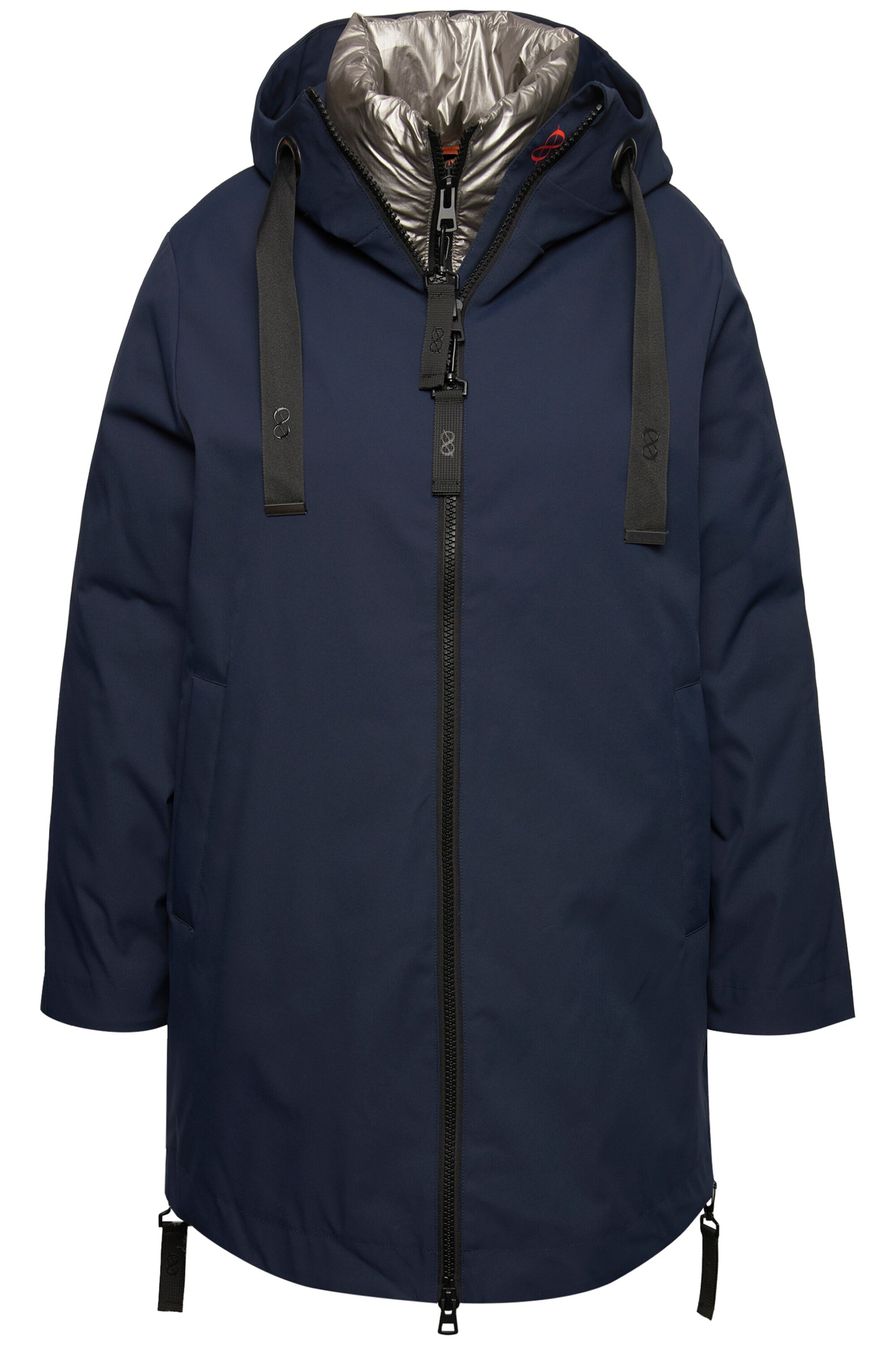 LAURASØN Winterjas in Blauw: voorkant