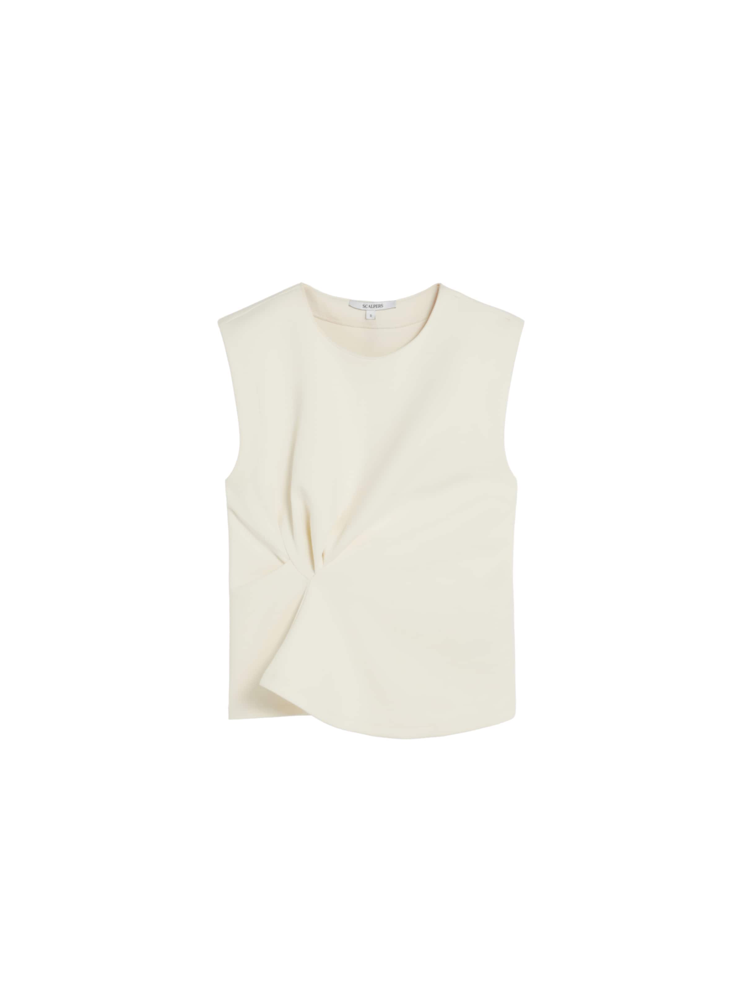 Scalpers Pad Tee ' ' in Beige: Vorderseite