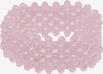 Leslii Bracelet in Pink: front