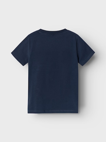 T-Shirt 'MAKAN SPIDERMAN' NAME IT en bleu