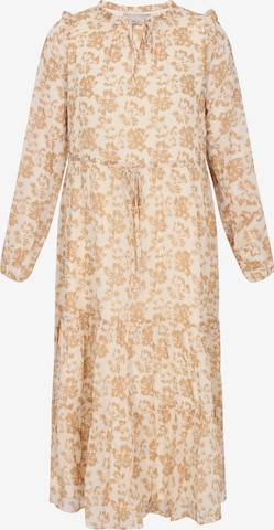 Usha - Vestido en beige: frente